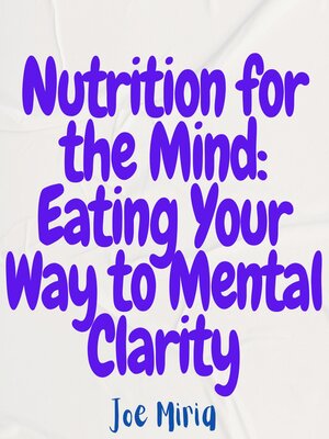 cover image of Nutrition for the Mind